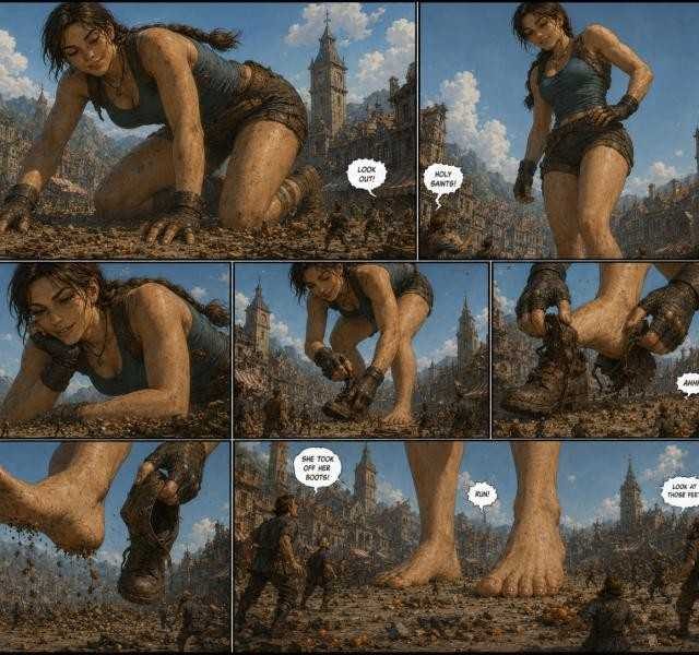 AI Generated – Lara Croft And The Greatest Treasure – AI-Generated Adult Art